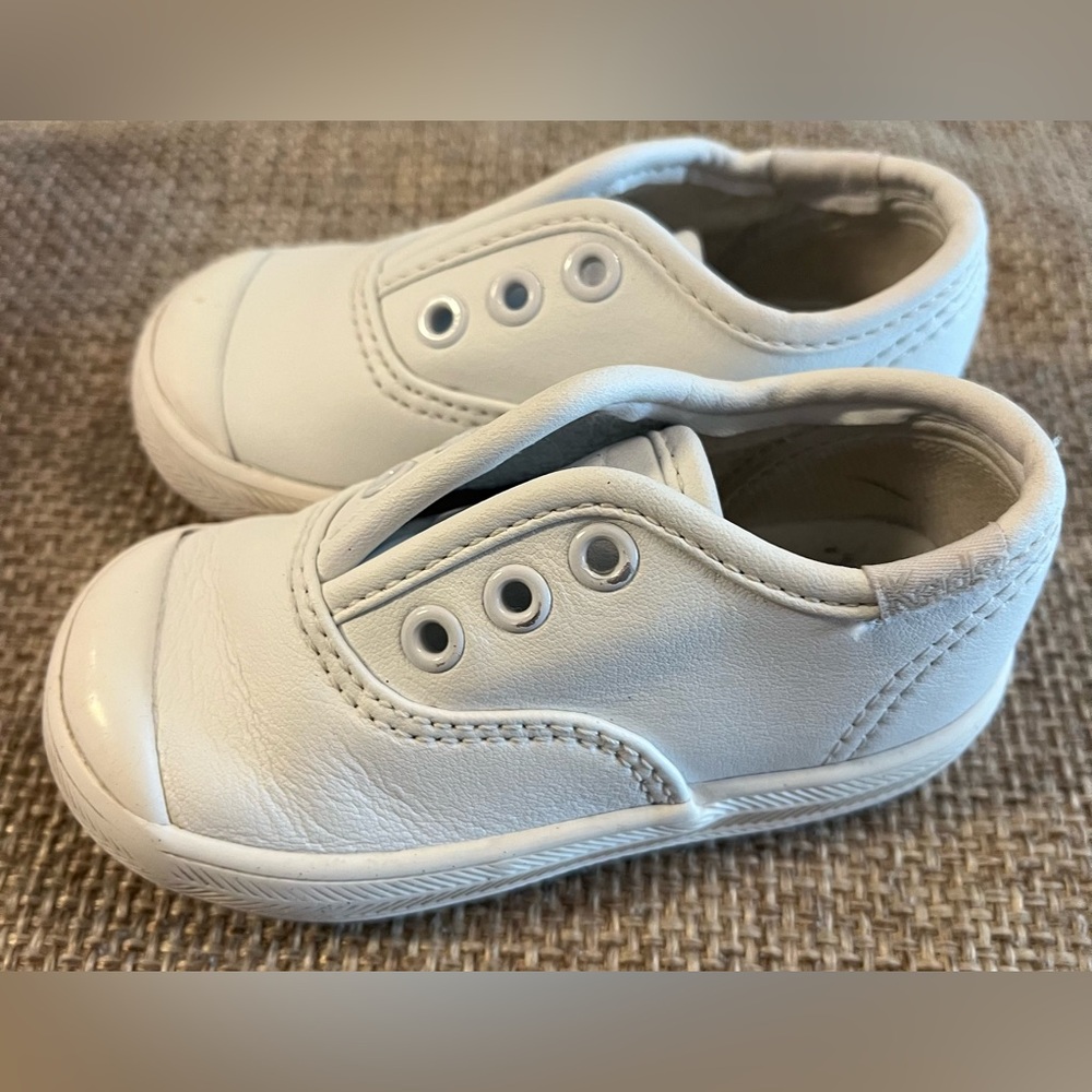 Keds Kids White Slip-On Sneakers